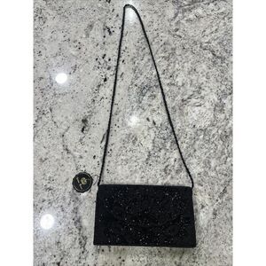 NWT GOLDEN CROWN BEADED CROSSBODY PURSE‎
